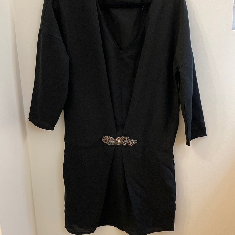 Zara mini black dress